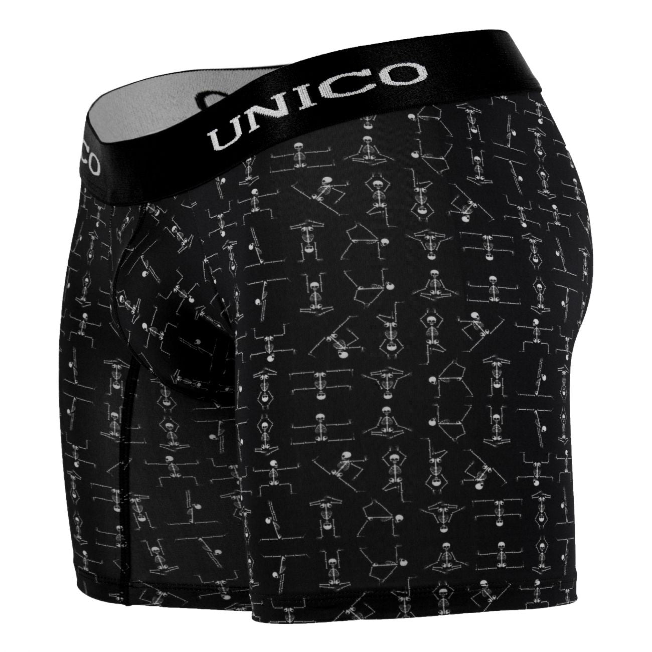 Unico 1803010021399 Boxer Briefs Skelleton Black Printed