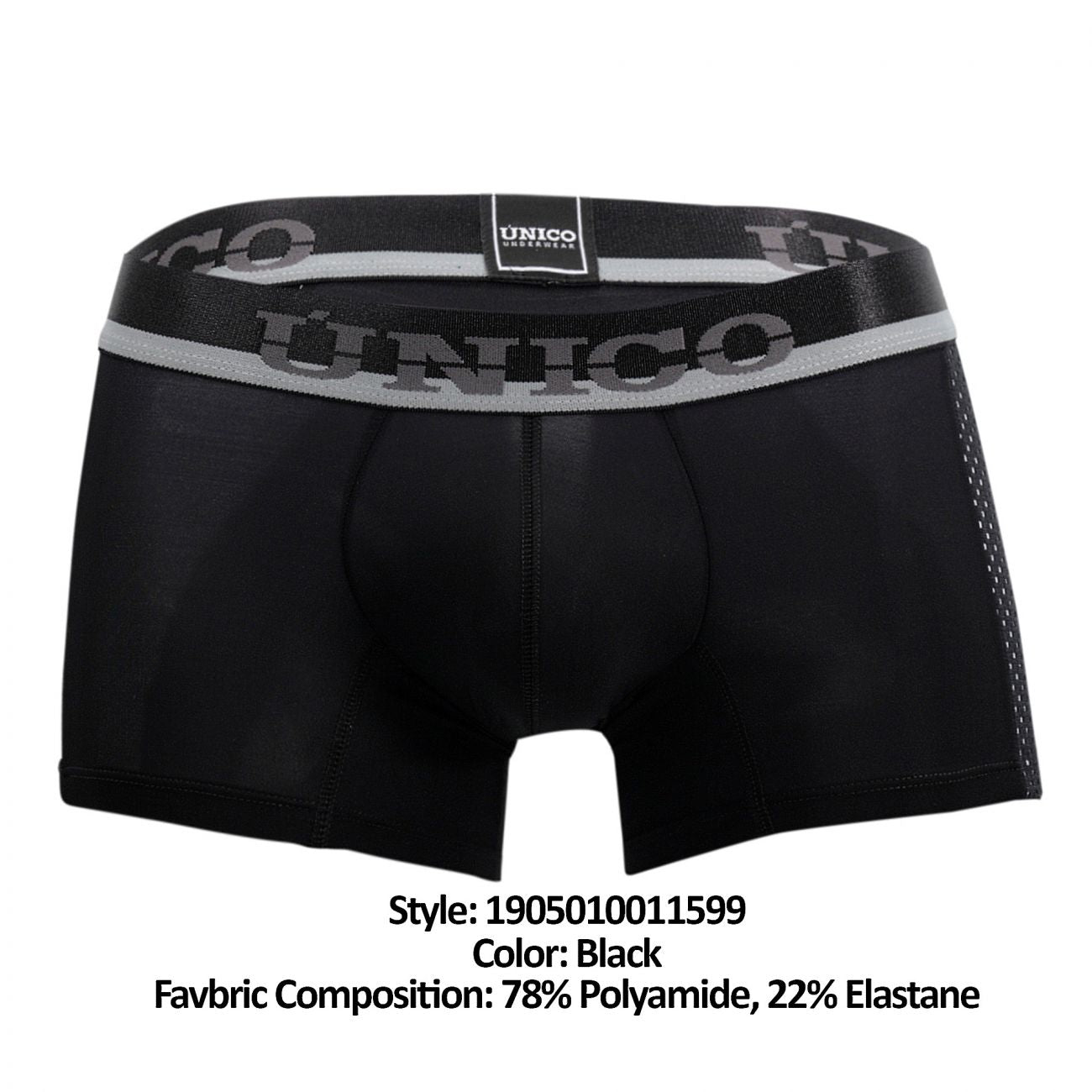 Unico 1905010011599 Trunks Puntillizmo Black
