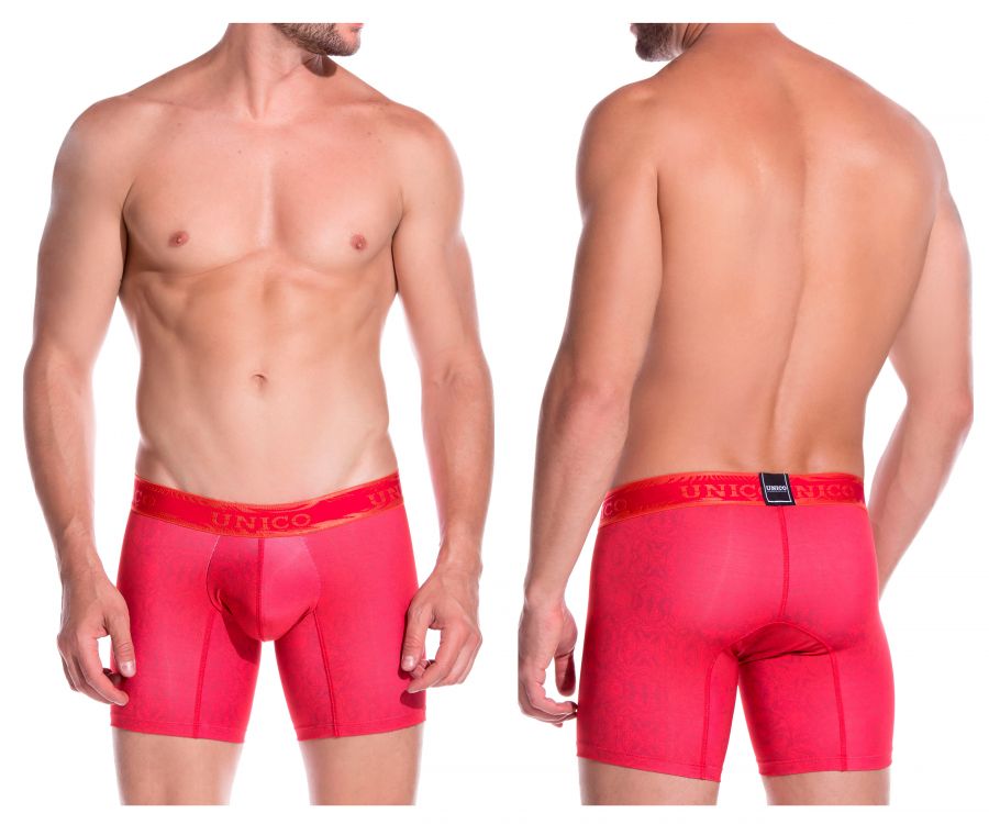 Unico 1906010022989 Boxer Briefs Agaba Red