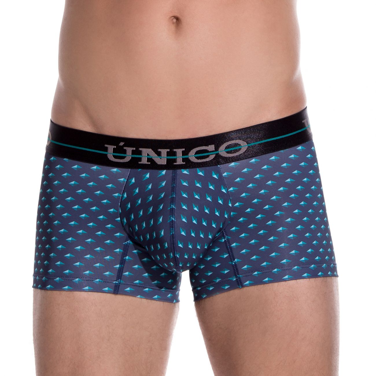 Unico 1907010013629 Trunks Agata Blue Printed