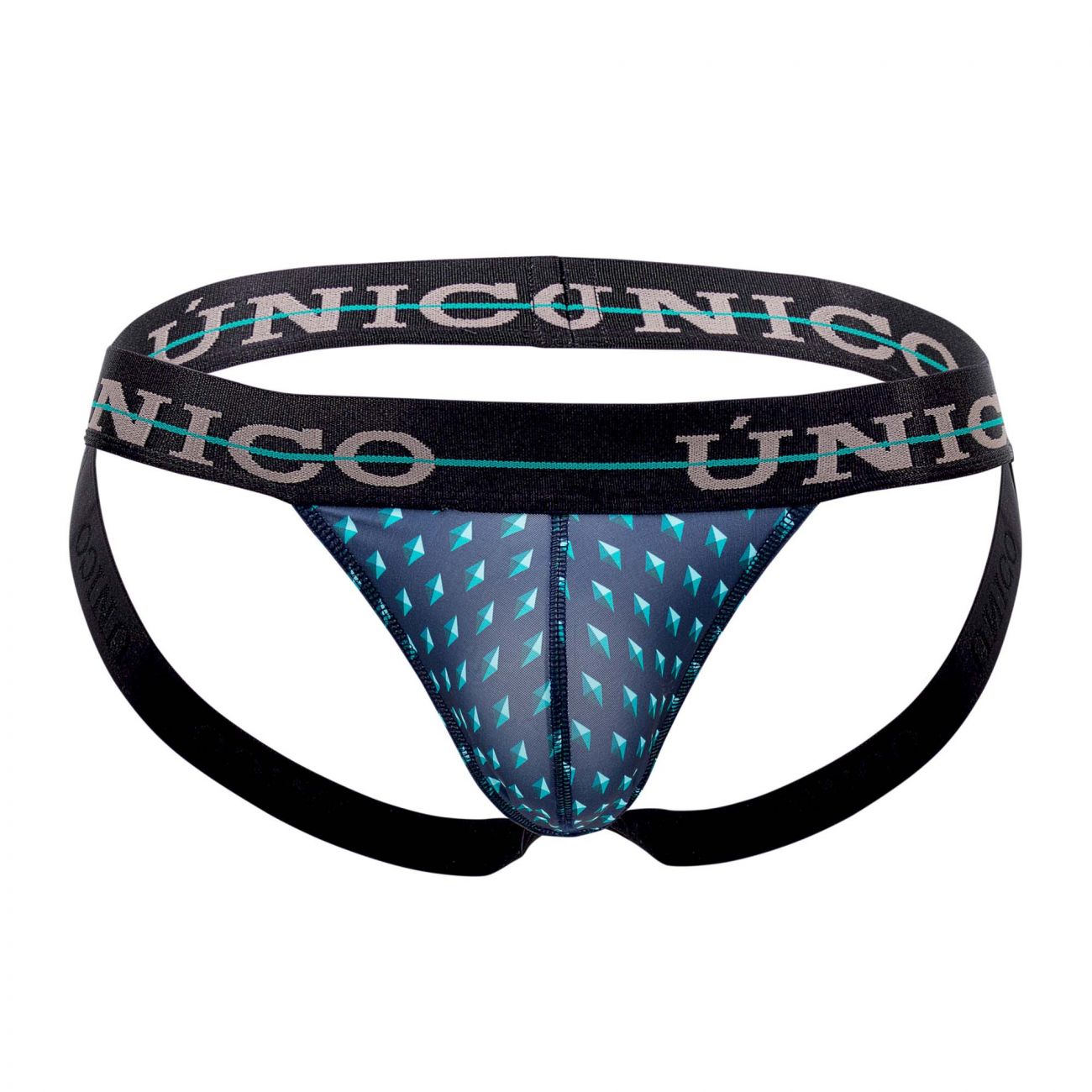 Unico 1907030123629 Jockstrap Agata Blue Printed