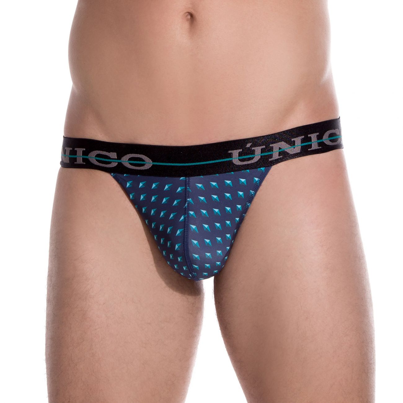 Unico 1907030123629 Jockstrap Agata Blue Printed