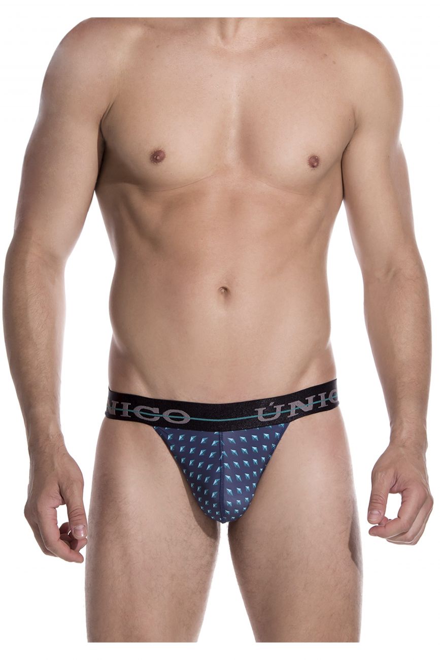 Unico 1907030123629 Jockstrap Agata Blue Printed