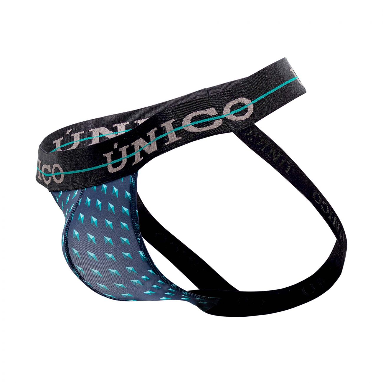 Unico 1907030123629 Jockstrap Agata Blue Printed