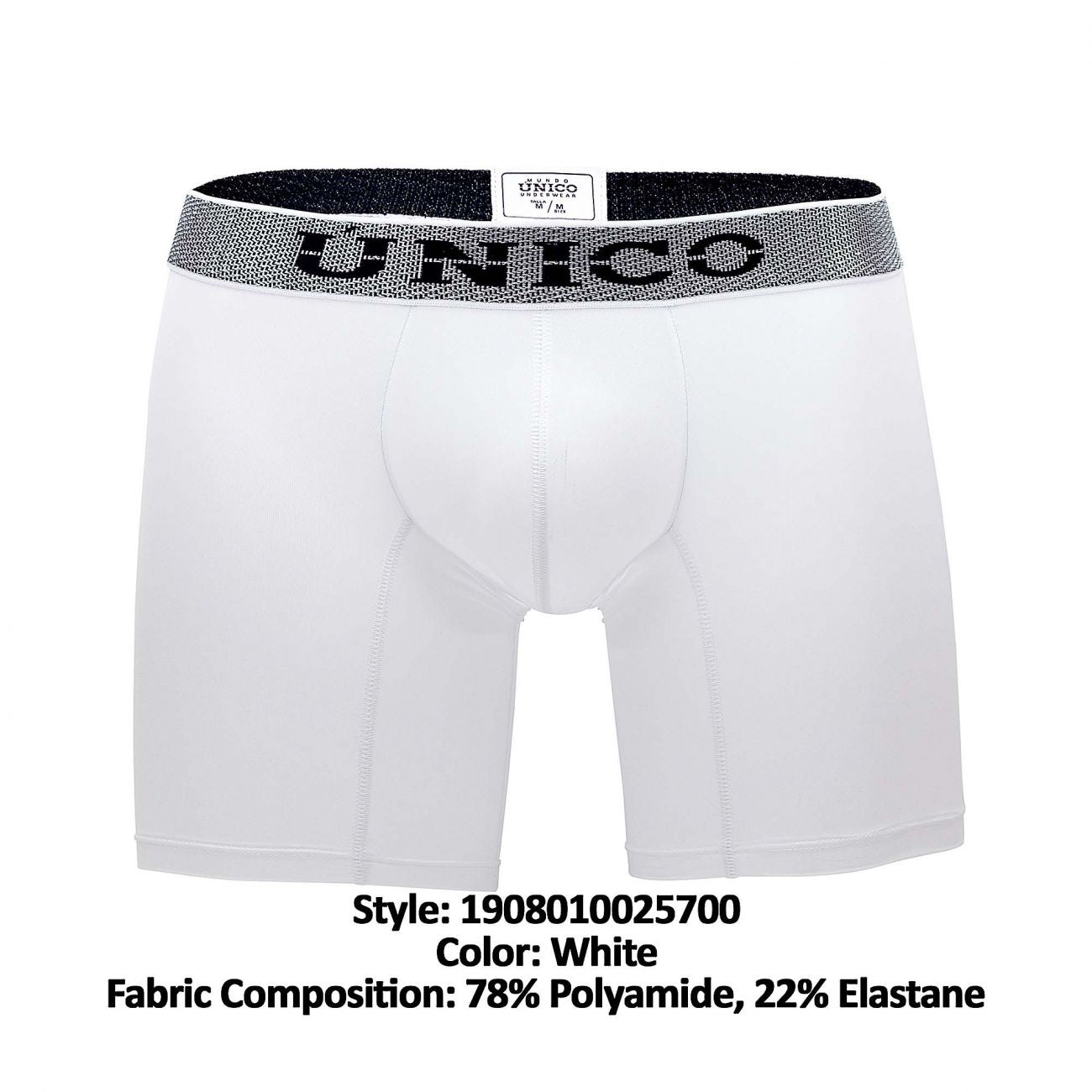 Unico 1908010025700 Boxer Briefs Glass White