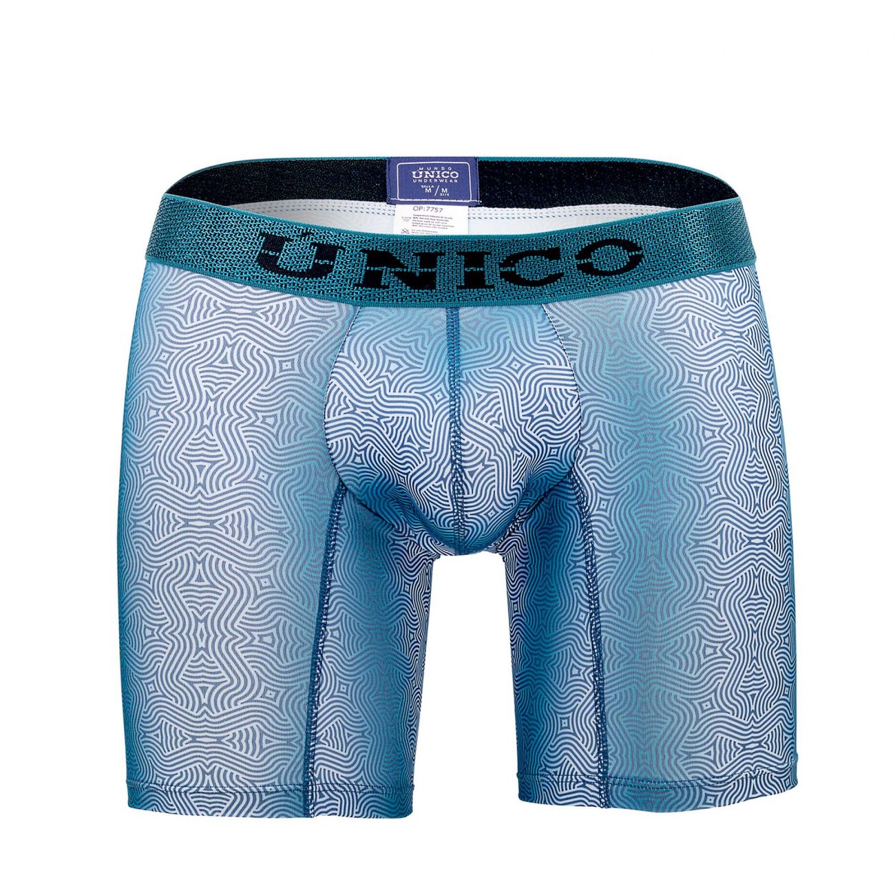 Unico 1908010026129 Boxer Briefs Luminiscente Blue Printed