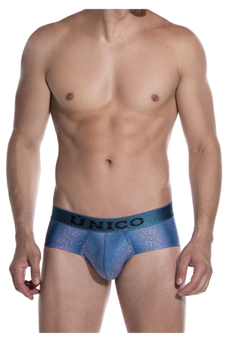 Unico 1908020116129 Briefs Luminiscente Blue Printed