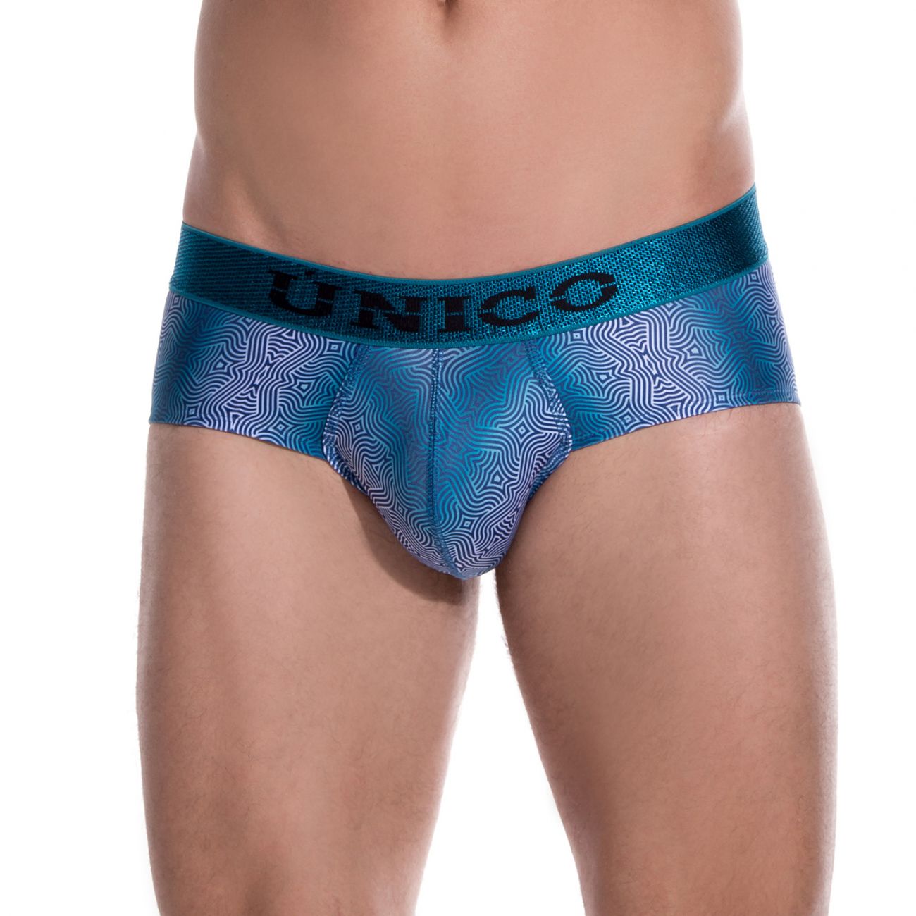 Unico 1908020116129 Briefs Luminiscente Blue Printed