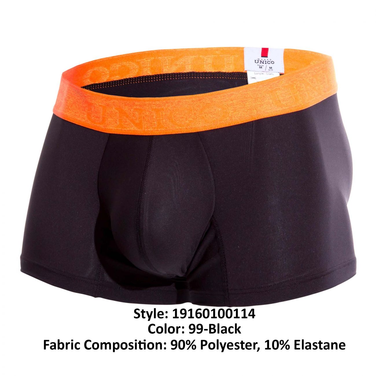 Unico 19160100114 COLORS Vigoroso Trunks Black