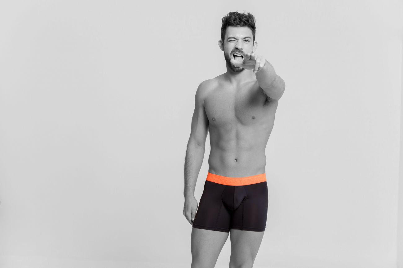 Unico 19160100214 COLORS Vigoroso Boxer Briefs Black