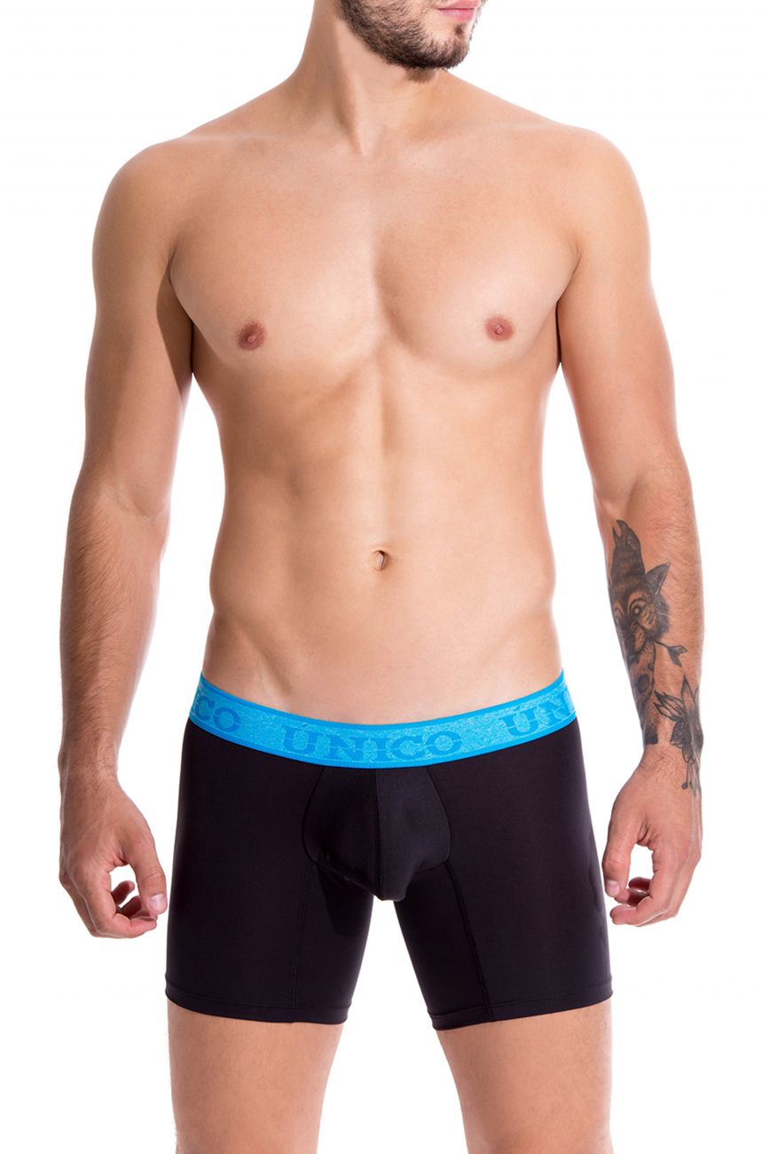 Unico 19160100215 COLORS Dinamico Boxer Briefs Black