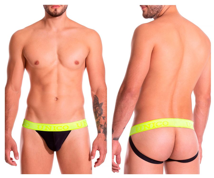 Unico 19160301212 COLORS Corriente Jockstrap Black