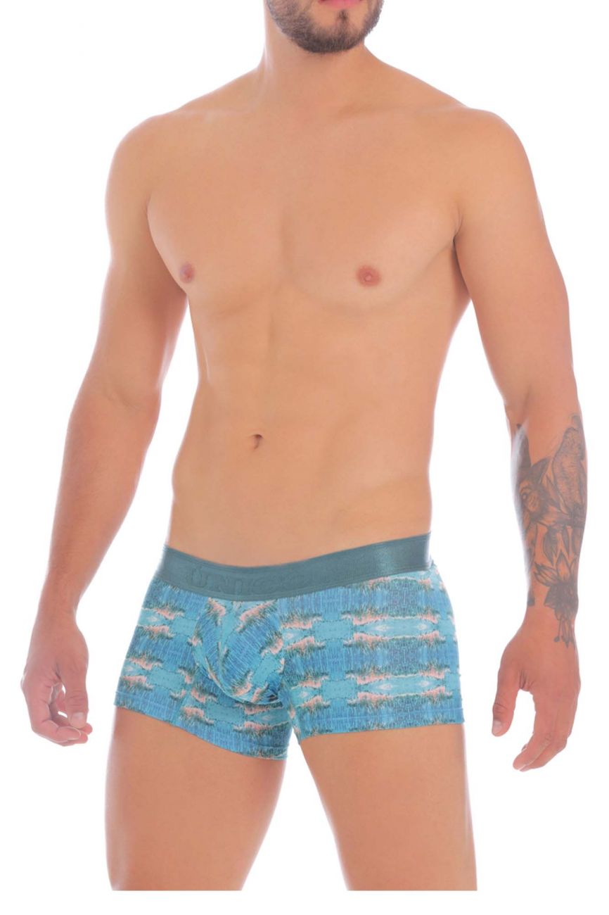 Unico 20070100131 Waterfront Trunks Blue Printed