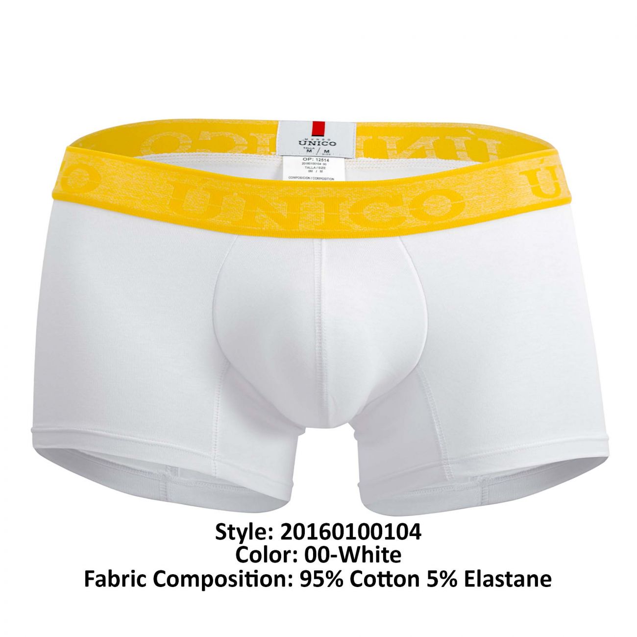 Unico 20160100104 Joyful Trunks White