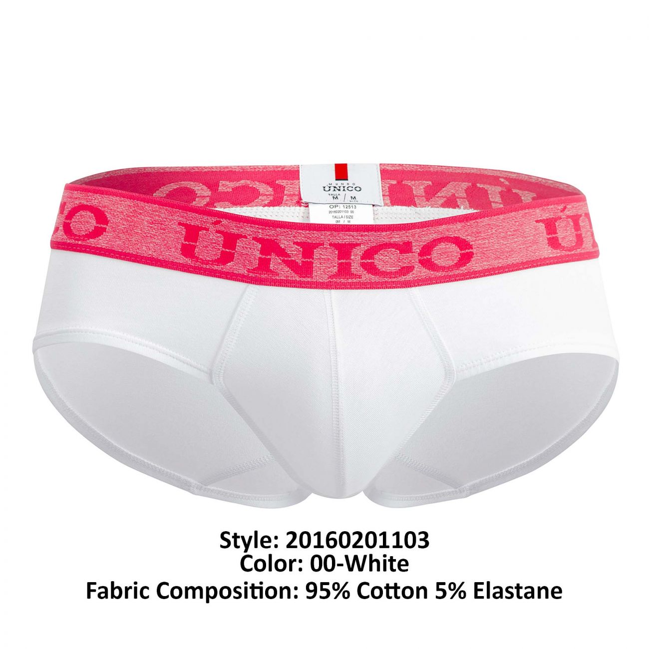 Unico 20160201103 Illusion Briefs White