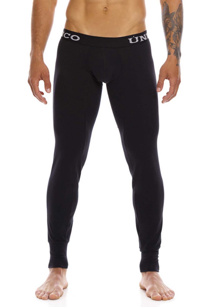 Unico 21062100502 Cold Mountain Long Johns Black