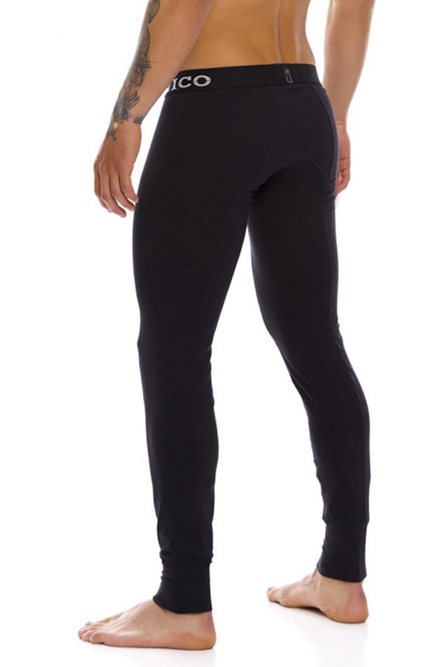 Unico 21062100502 Cold Mountain Long Johns Black