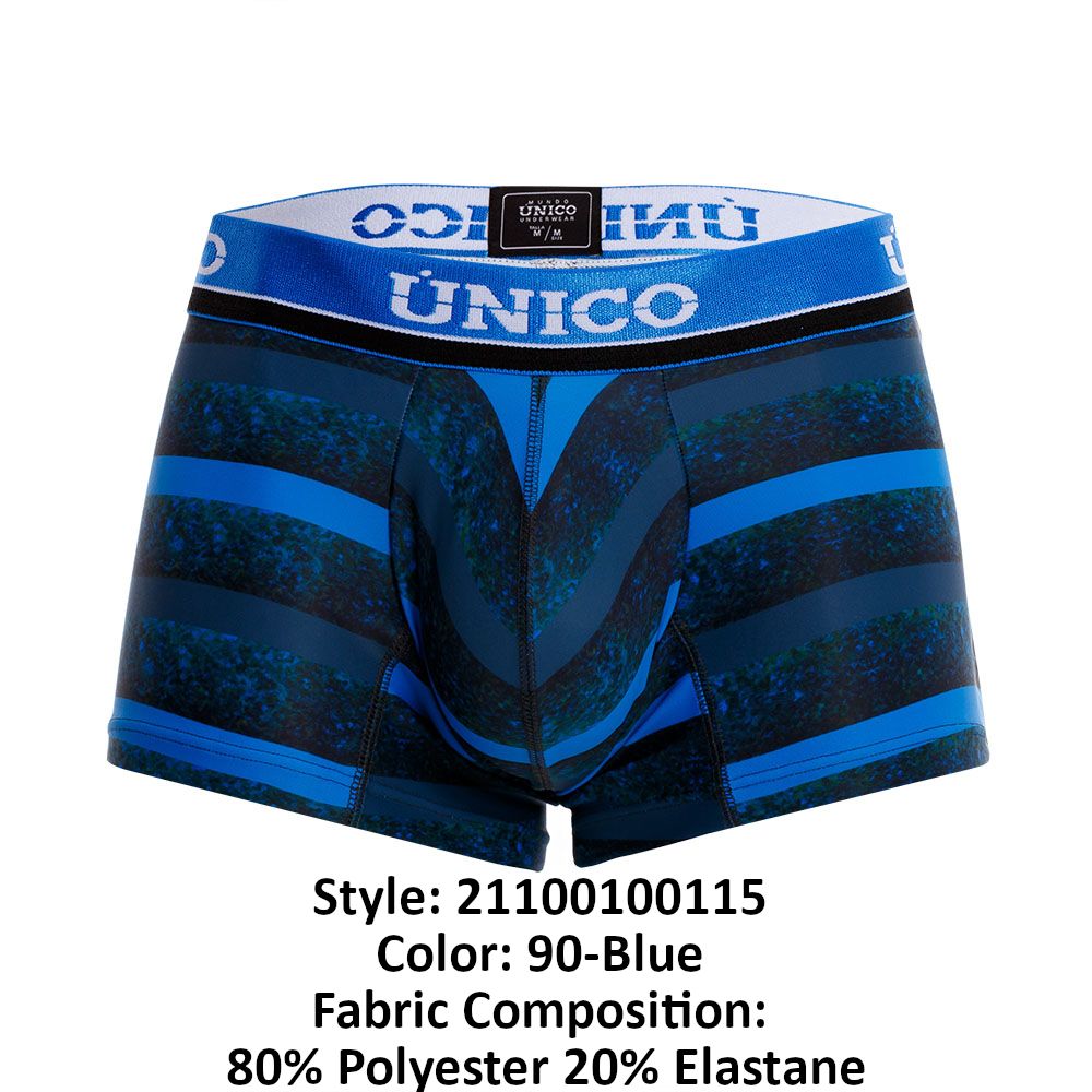 Unico 21100100115 Hard tinted Trunks Blue Multi