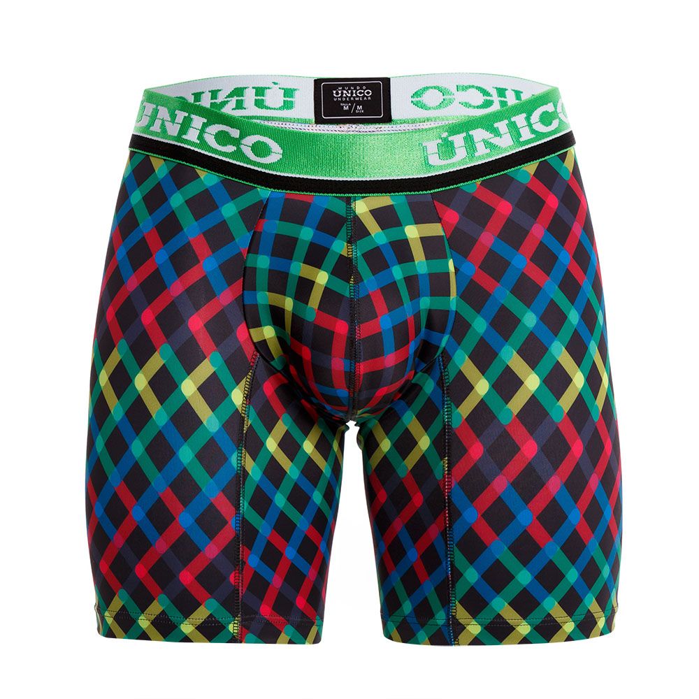 Unico 21100100211 Color-X Boxer Briefs Green Mutli