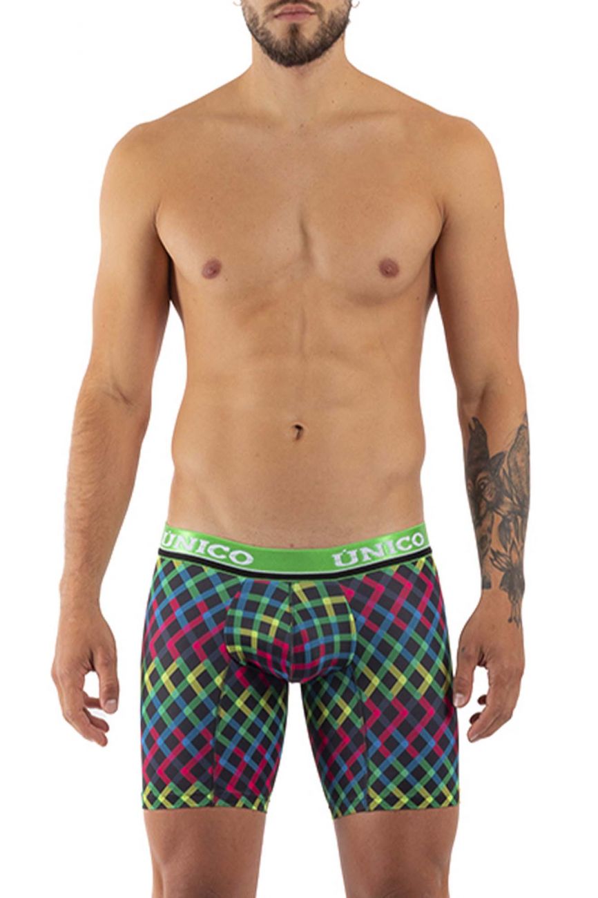 Unico 21100100211 Color-X Boxer Briefs Green Mutli