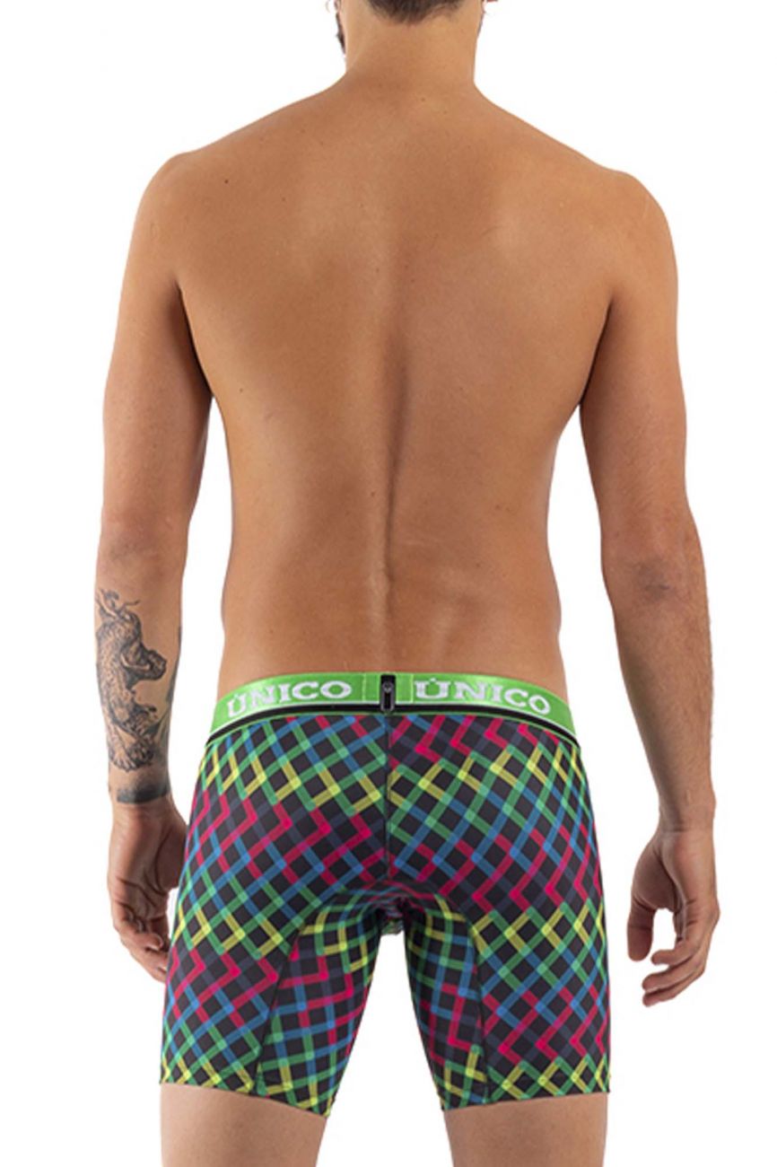 Unico 21100100211 Color-X Boxer Briefs Green Mutli