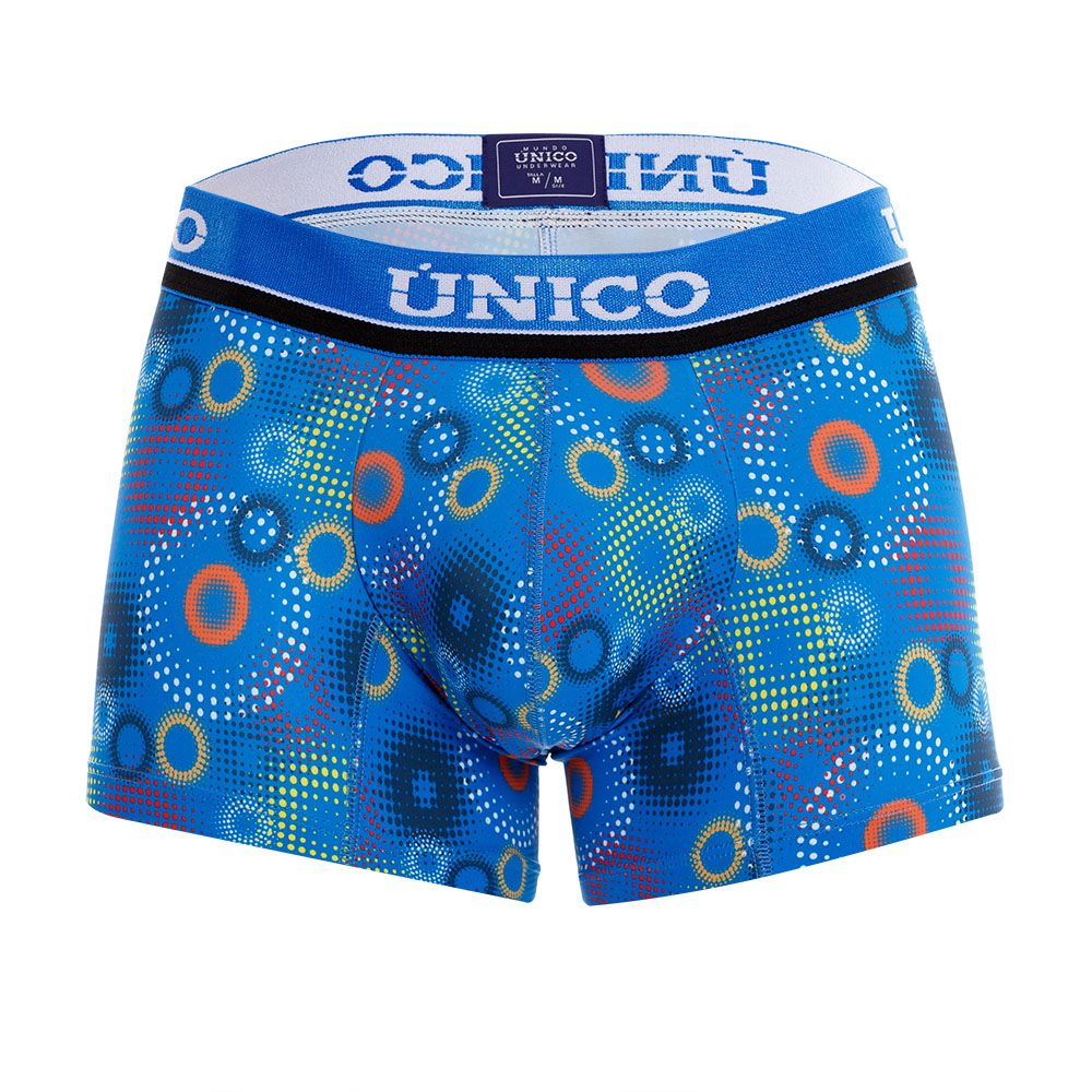 Unico 21110100107 Circle Dots Trunks Blue Printed