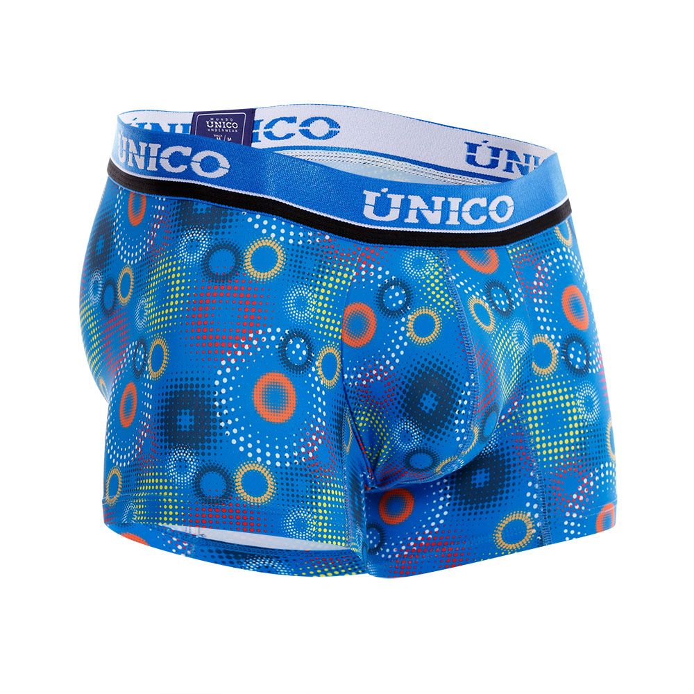 Unico 21110100107 Circle Dots Trunks Blue Printed