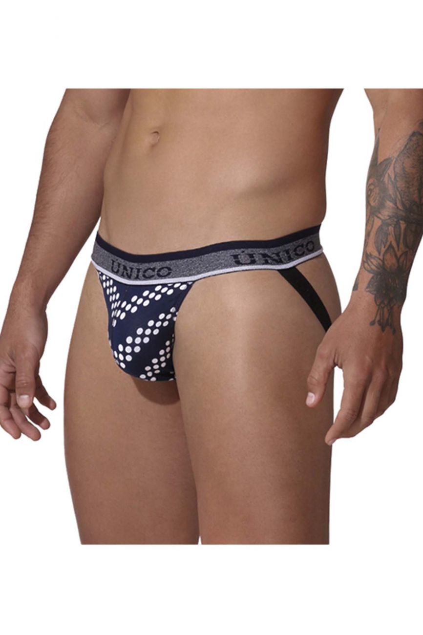 Unico 22010301206 Cristales Jockstrap Blue Printed