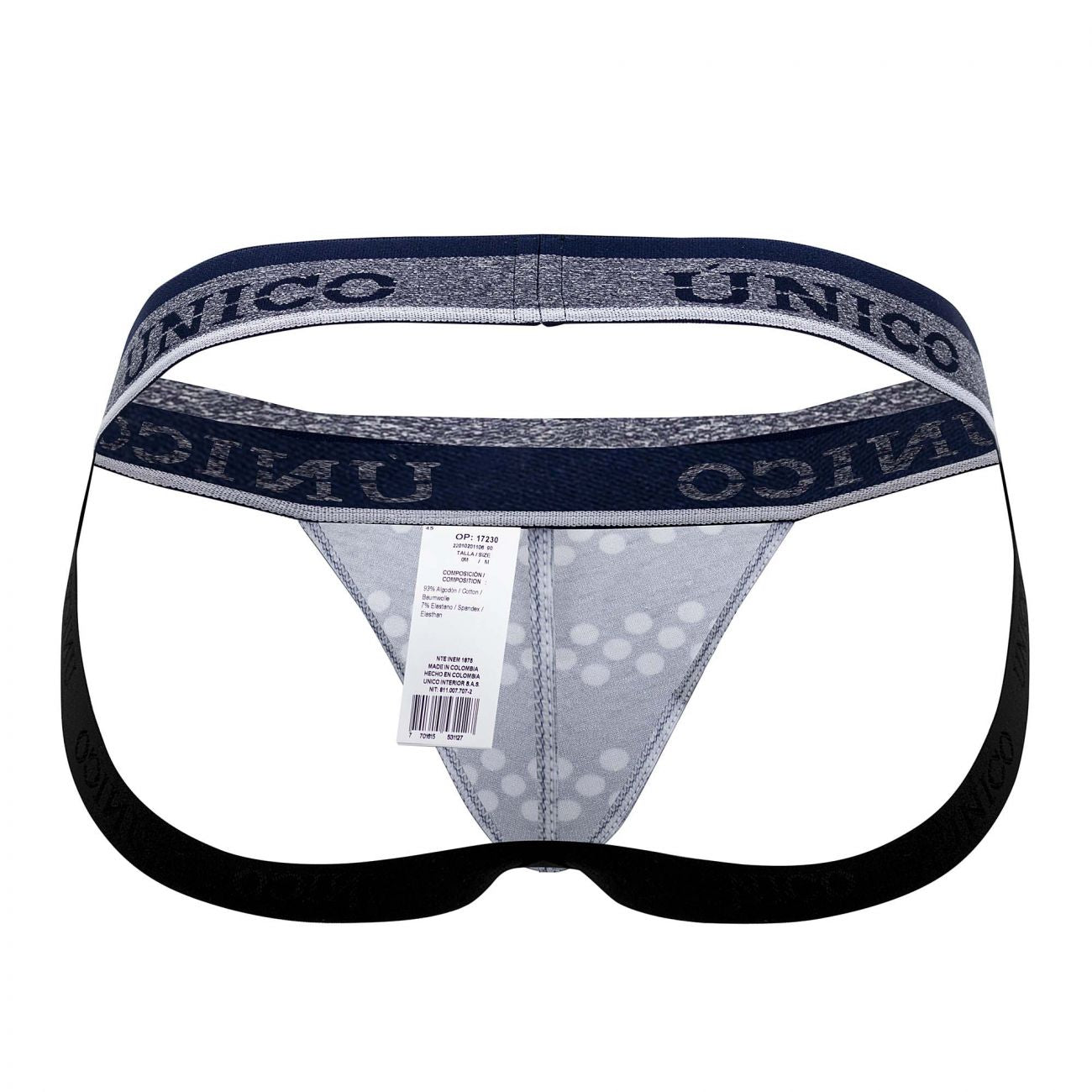 Unico 22010301206 Cristales Jockstrap Blue Printed