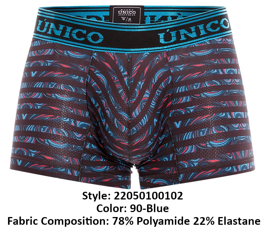 Unico 22050100102 Cocotera Trunks Blue Printed