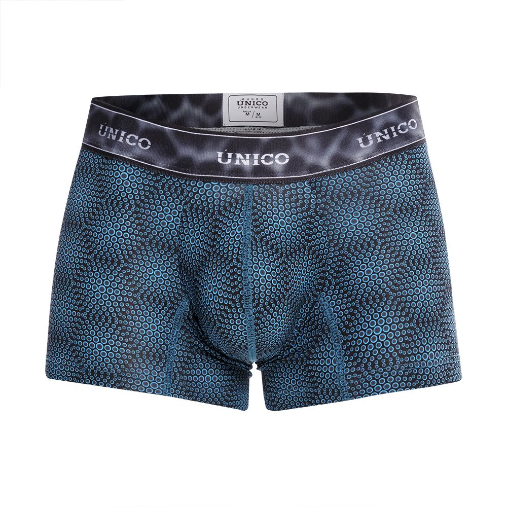 Unico 22070100105 Moleculas Trunks Teal Printed