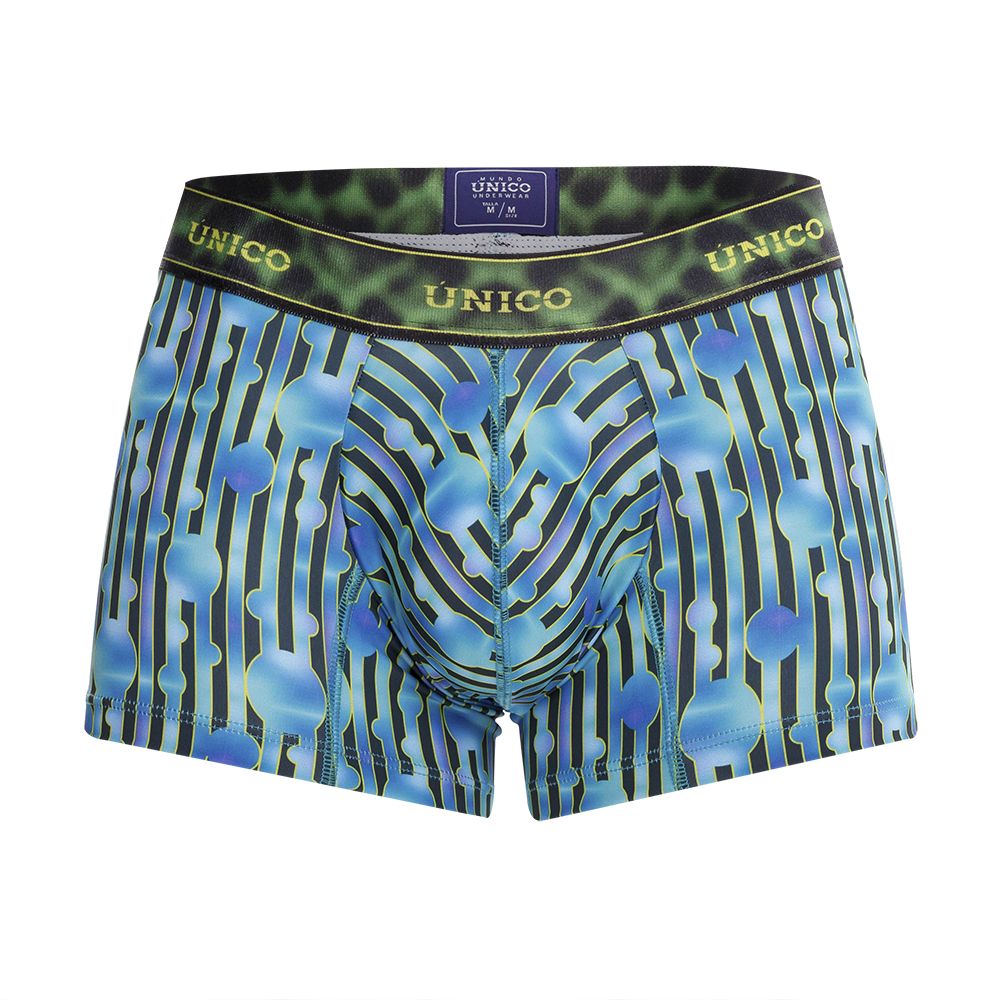Unico 22070100108 Parafina Trunks Blue Printed