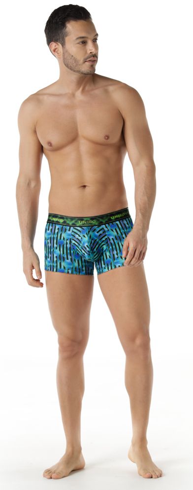 Unico 22070100108 Parafina Trunks Blue Printed