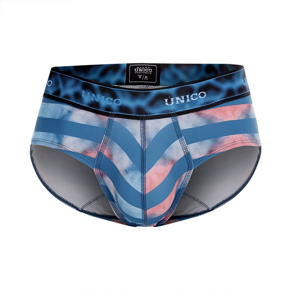 Unico 22070201106 Costera Briefs Blue Printed