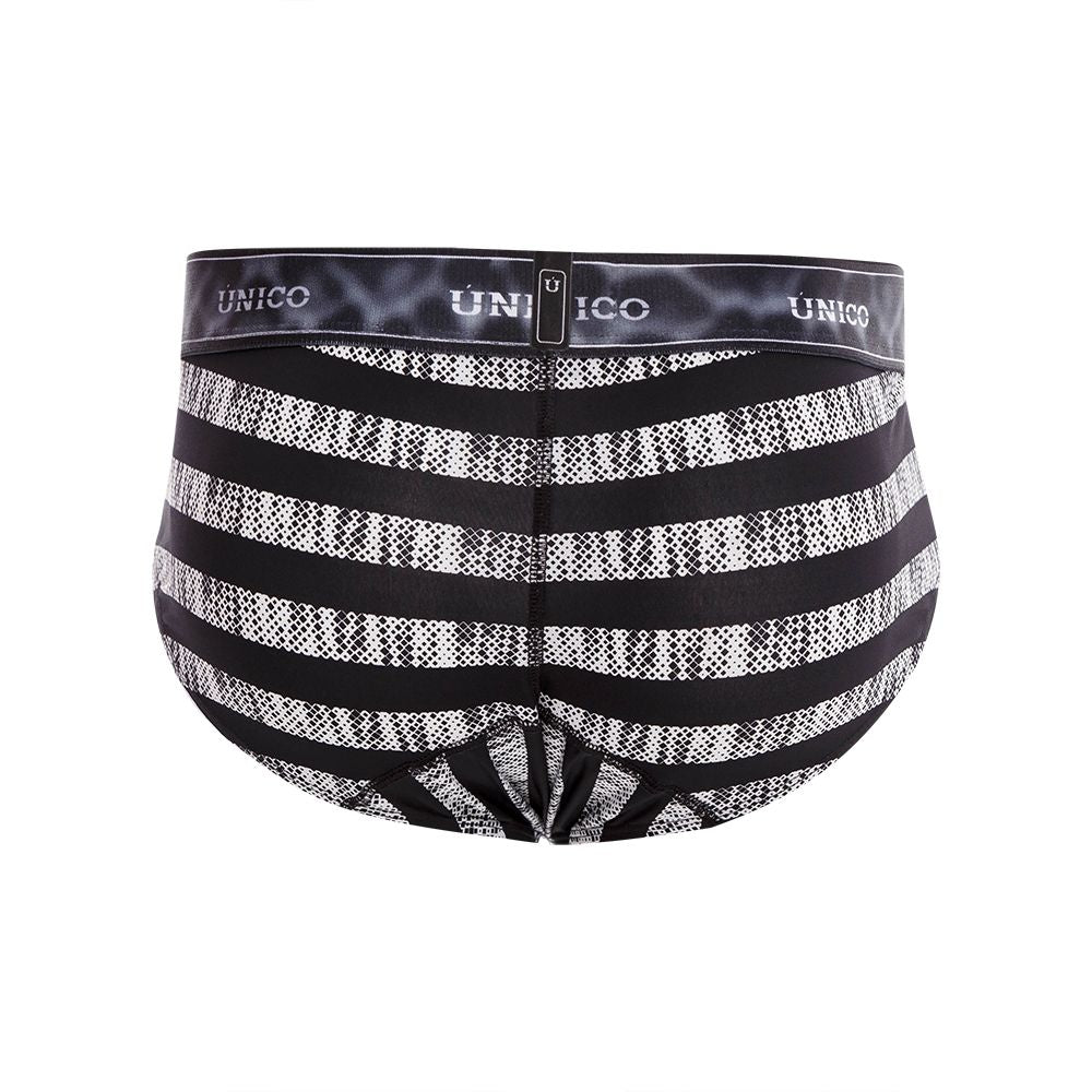 Unico 22080201107 Beteado Briefs Black Printed