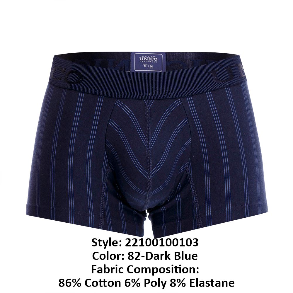 Unico 22100100103 Senda Trunks Dark Blue Plus Sizes