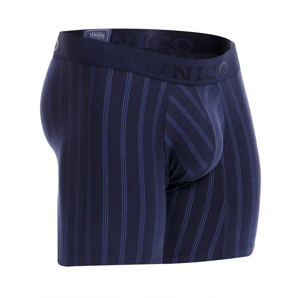 Unico 22100100203 Senda Boxer Briefs Dark Blue Plus Sizes