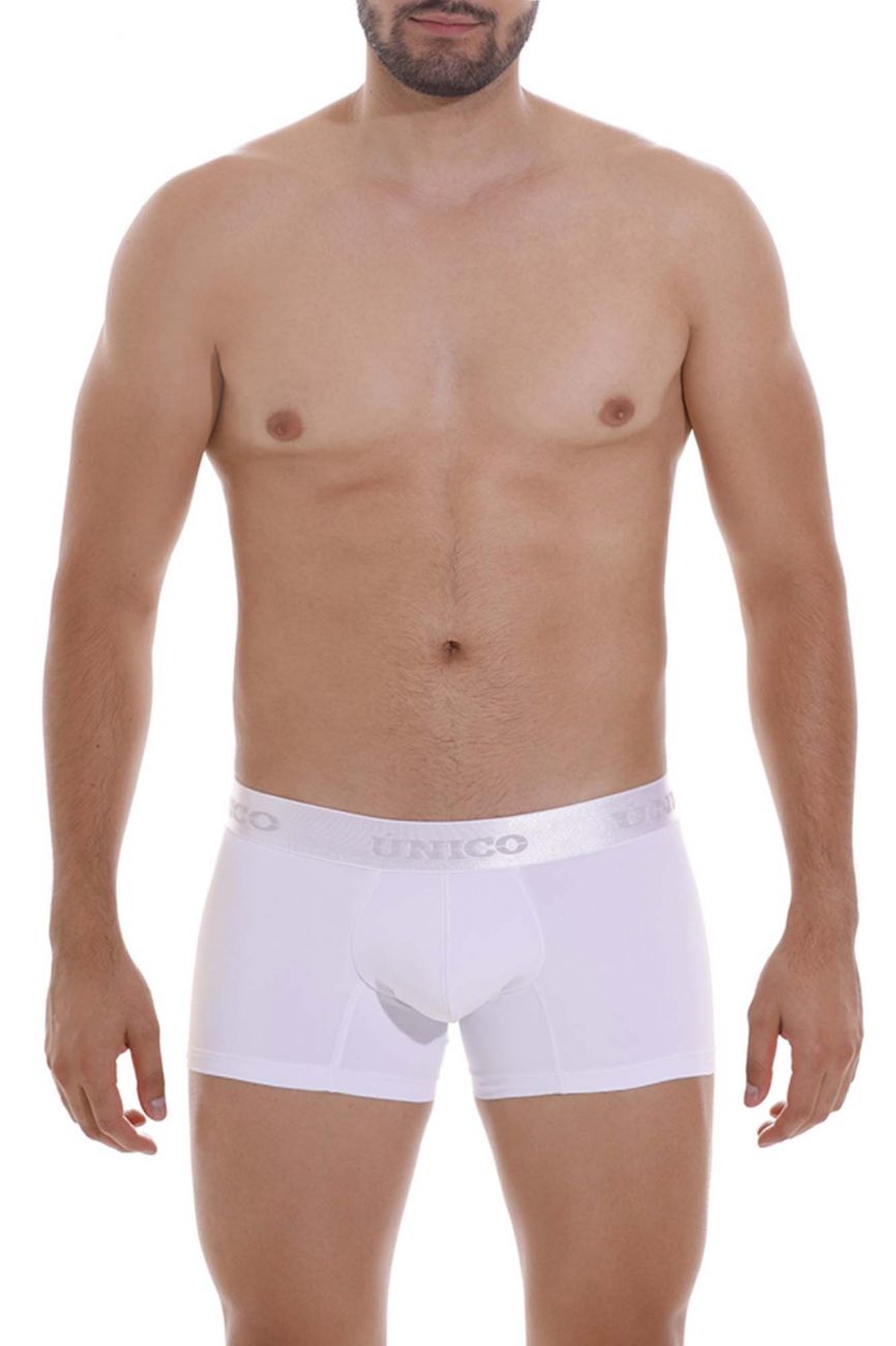 Unico 22120100101 Cristalino A22 Trunks White Plus Sizes