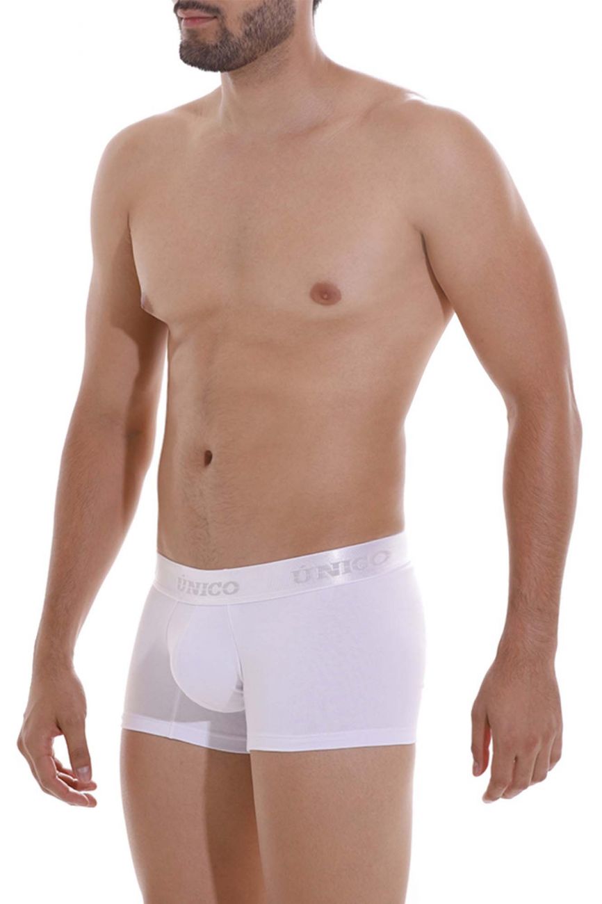 Unico 22120100101 Cristalino A22 Trunks White Plus Sizes