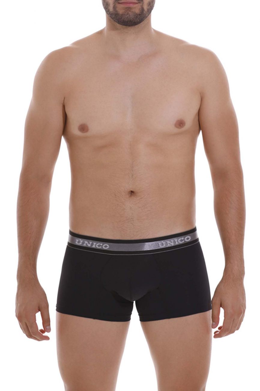 Unico 22120100114 Nebuloso M22 Trunks Black Plus Sizes