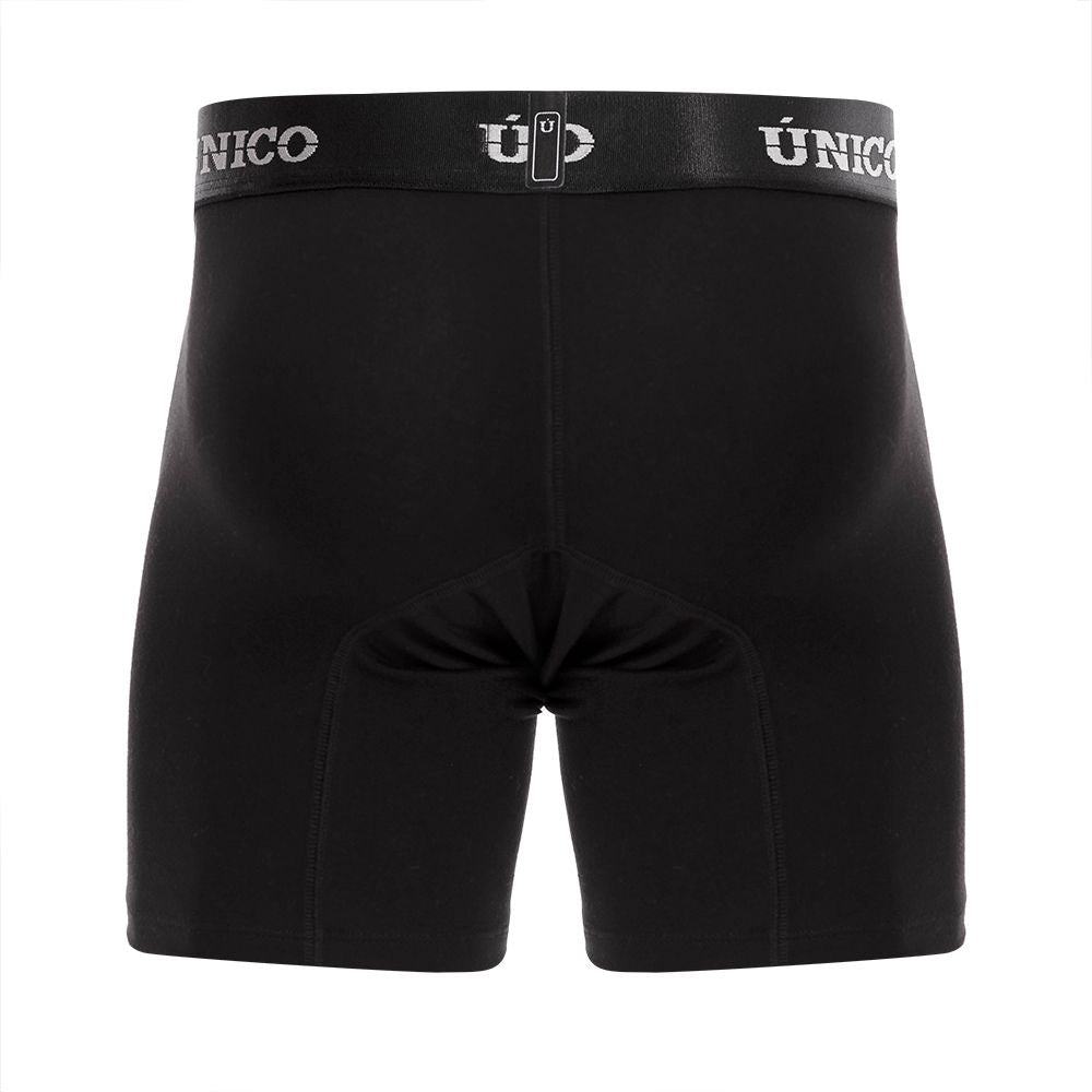 Unico 22120100203 Intenso A22 Boxer Briefs Black Plus Sizes