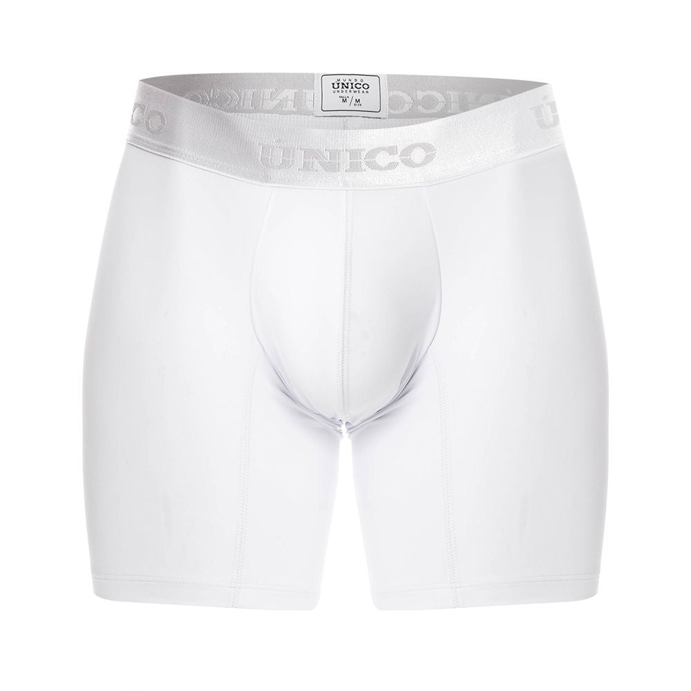 Unico 22120100205 Cristalino M22 Boxer Briefs White Plus Sizes