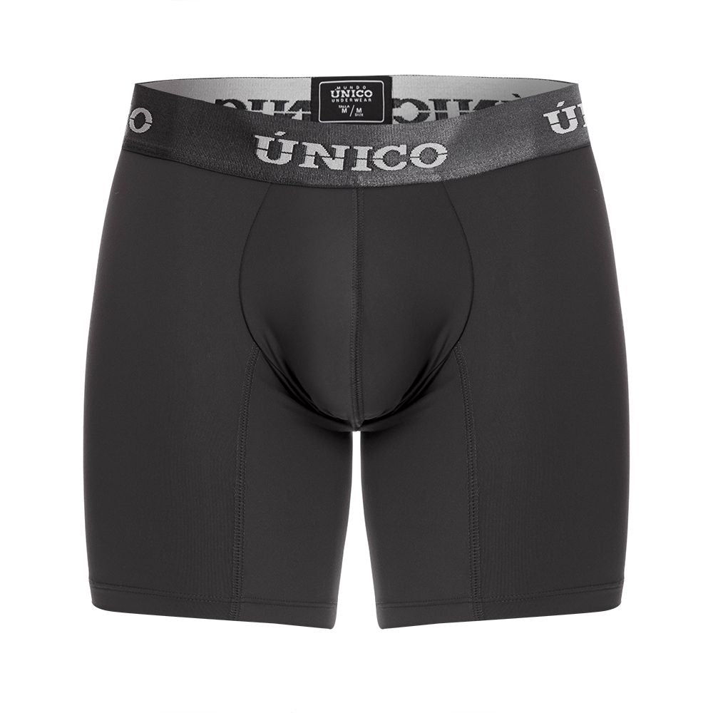 Unico 22120100208 Asfalto M22 Boxer Briefs Dark Gray Plus Sizes