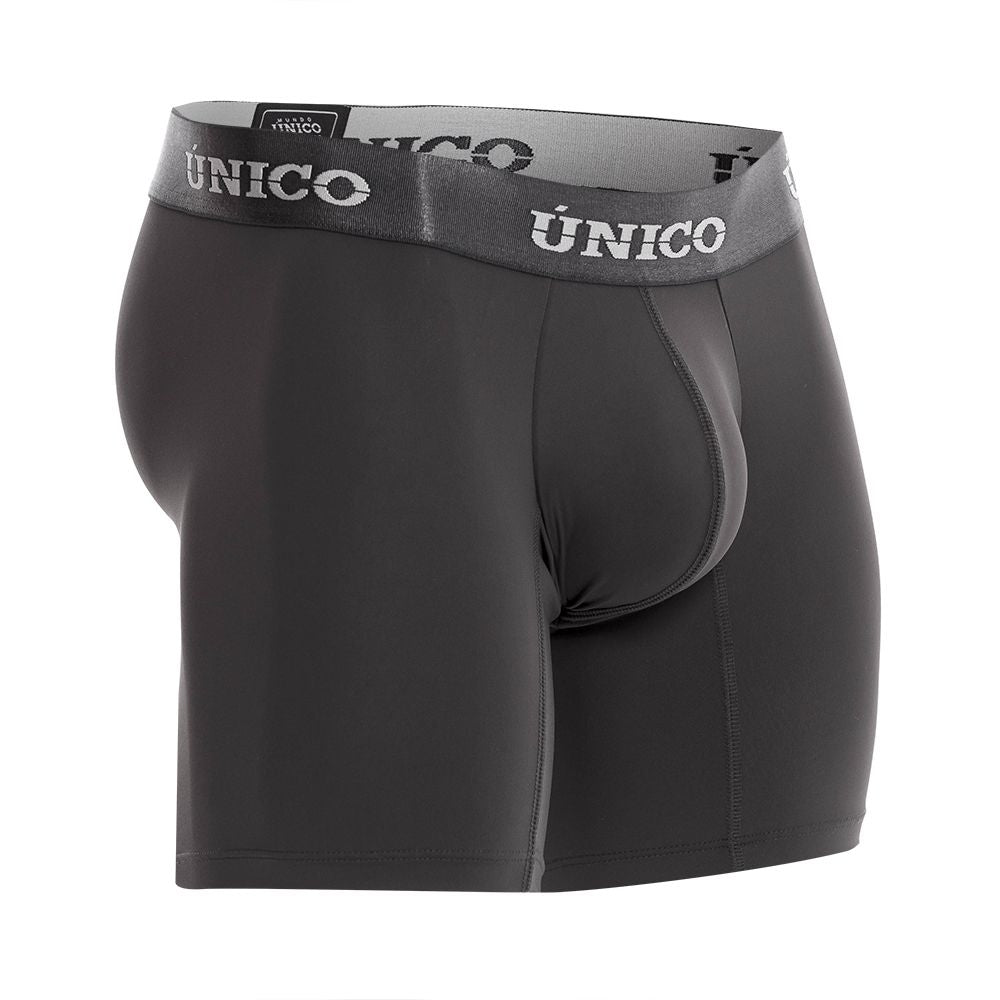 Unico 22120100208 Asfalto M22 Boxer Briefs Dark Gray Plus Sizes