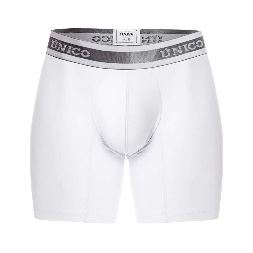 Unico 22120100209 Lustre A22 Boxer Briefs White Plus Sizes