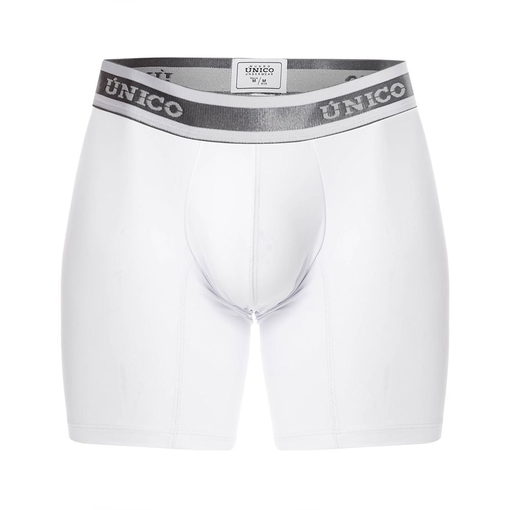 Unico 22120100212 Lustre M22 Boxer Briefs White Plus Sizes