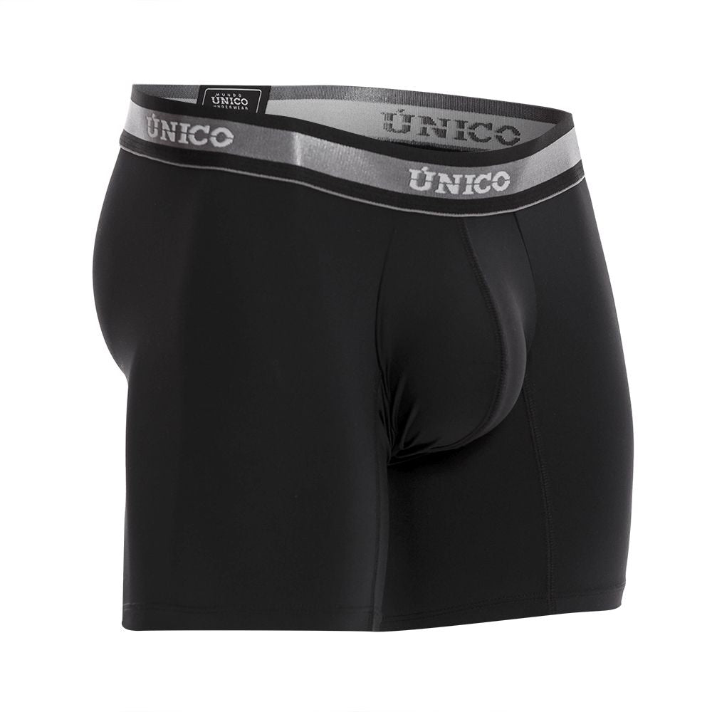 Unico 22120100214 Nebuloso M22 Boxer Briefs Black Plus Sizes
