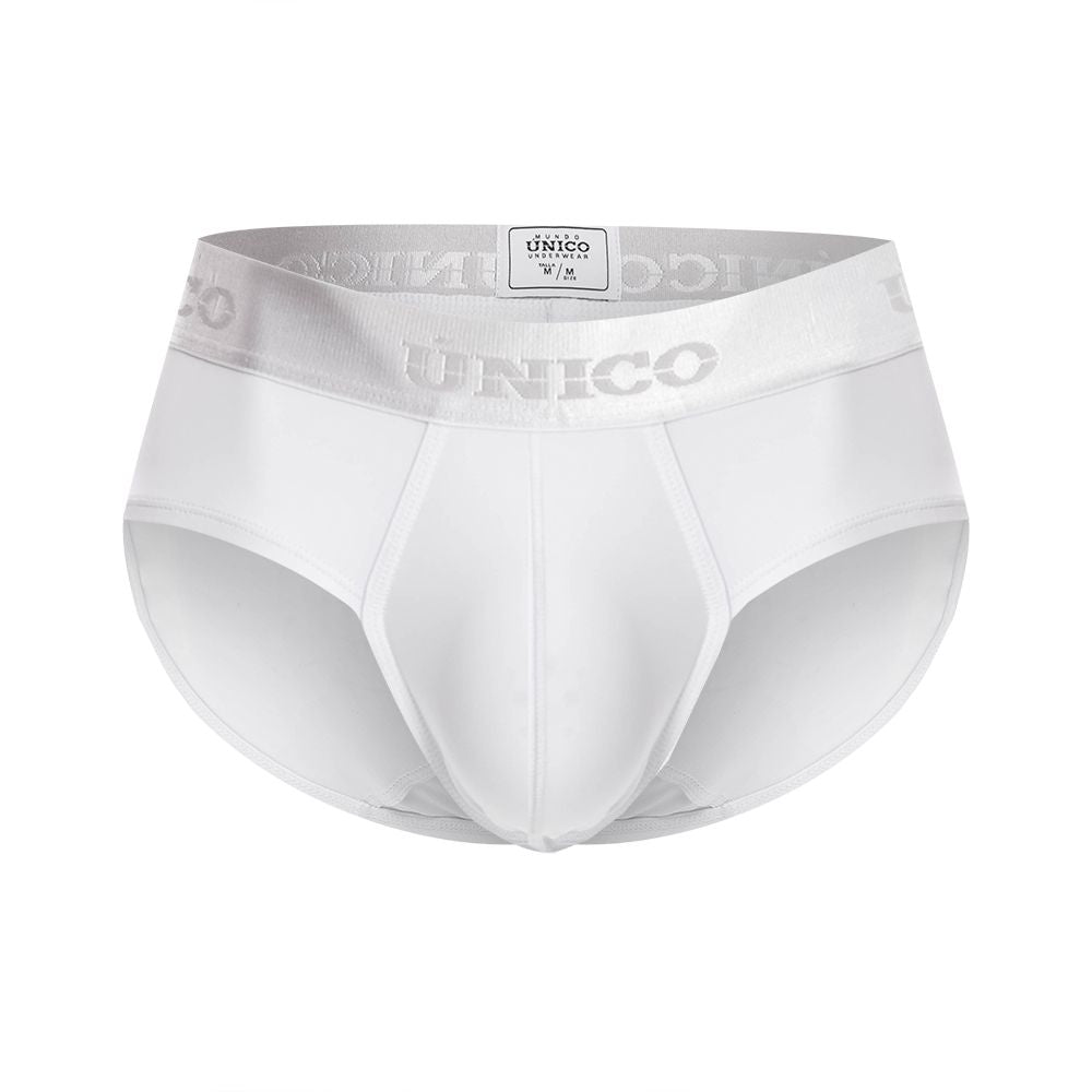 Unico 22120201101 Cristalino A22 Briefs White Plus Sizes