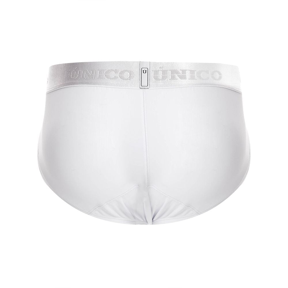Unico 22120201101 Cristalino A22 Briefs White Plus Sizes