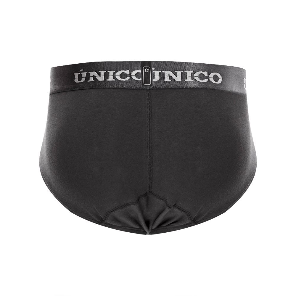 Unico 22120201104 Asfalto A22 Briefs Dark Gray Plus Sizes